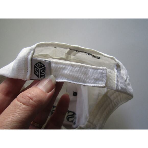 Sysco Logo Hat White Blue Adjustable Embroidered USA Flag 100% Cotton Cap - Picture 7 of 7